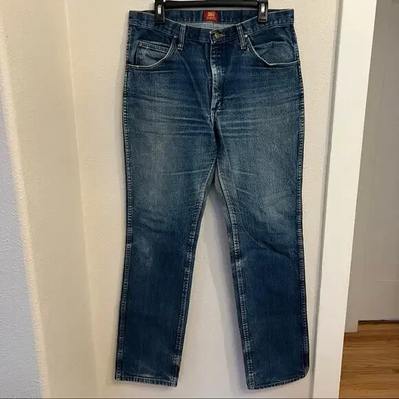 GUC Mens Wrangler Slim Fit Jeans 35x36 - Picture 1 of 4